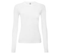 SCRUBS UK Underscrub Base Layer Top for Veterinarians - 4-Way Stretch, Natural Deodorising Peppermint Finish, Women's Thermal Tops, Ladies Long Sleeve Thermal Clothes, Thermal Undershirt Women White