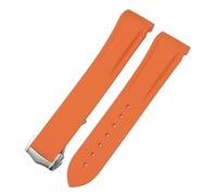 SCRUBY 20mm 22mm Silicone Rubber Watchbands for Omega Seamaster Planet Ocean for Speedmaster Moon Watch Waterproof Strap