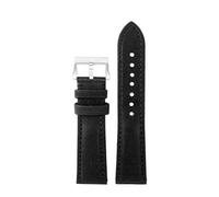 SCRUBY 23mm High Density Nylon Watchband Special For Blancpain Fifty Fathoms 5000 5015 Strap Butterfly Buckle Wristband Canvas Leather Bottom Watch Strap(Black-silver A)