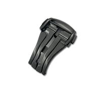 SCRUBY Deployment Watch Buckle Folding Clasp 16mm 18mm 20mm for Omega Leather Strap Rubber Band 316L Steel Black Silver Accessories(Black style 1)