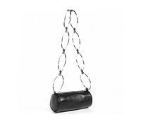 SCRUBY Fashion Circular Scrub Litchi PU Leather Retro Metal Ring Handbag Small Round Shoulder bag women Mini circle Bag Wholesale