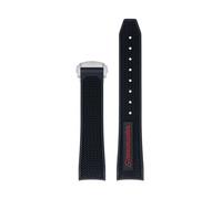 SCRUBY For Omega Speedmaster Moonwatch Seamaster 300 AT150 PLANET OCEAN 600 Watch Strap 20mm To 21mm Strap For Men's And Women's(Black Red 8,20mm)