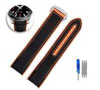 SCRUBY Nylon Watch Strap for Omega Seahorse 215.32 OCEAN Universe Super 600 America Cup Limited Edition Canvas Waterproof Watchband 22mm 20mm(G,22mm)