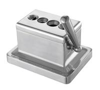 SCRUBY Stainless Steel Desktop Cigar Cutter Stainless Steel Cigar Cutter Sharp Blade Precise Cutting