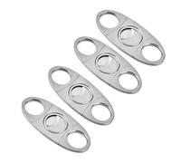SCRUBY Stylish and Minimalist Cigar Cutter, Portable Stainless Steel Round Cigar Scissors.(SIRVE-4PCS)