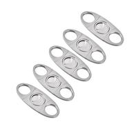 SCRUBY Stylish and Minimalist Cigar Cutter, Portable Stainless Steel Round Cigar Scissors.(SIRVE-5PCS)