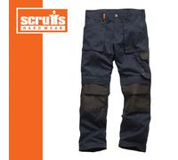 Scruffs Black Graphite Navy WORKER PLUS 3D TRADE PRO FLEX Work Trousers