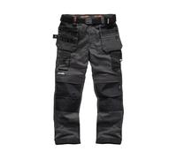 Scruffs ProFlex Holster Work Trousers Graphite- Sizes 28-40" Hammer Cordura