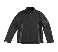 Scruffs Black Trade Softshell. Durable, water-resistant design featuring two secure zipped hand pockets for practical, everyday storage
