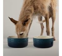 Scruffs Ceramic Dog Food and Water Bowl Set - Large