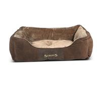 Scruffs Chester Box Bed (L) Chocolate