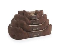 Scruffs Chester Dog Box Bed Luxurious, super-soft short pile plush lines the do
