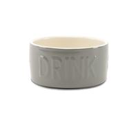 Scruffs Classic Stoneware Dog Water Bowl 20 cm x 20 cm x 10.5 cm Grey