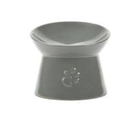Scruffs Classic Raised Cat Feeder Bowl - 12Cm - Grey