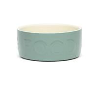 Scruffs Classic Stoneware Pet Dog Food Bowl Sage Green (19cm)