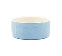 Scruffs Classic Stoneware Pet Food Bowl 15 cm x 15 cm x 5.5 cm Blue