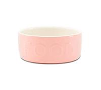 Scruffs Classic Stoneware Pet Food Bowl 15 cm x 15 cm x 5.5 cm Pink