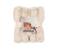 Scruffs Cream Faux Fur Pet Blanket