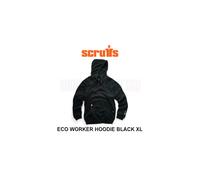 Scruffs Eco Worker Hoodie Black XL T55405