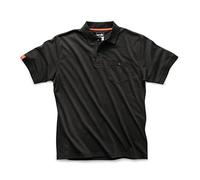 Scruffs Eco Worker Polo Shirt Black Size S