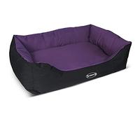 Scruffs Expedition X-Large Box Pet Bed - Plum, Purple