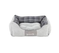Scruffs Highland Small Dog or Cat Box Bed (S), 50 x 40cm, Grey