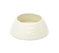 Scruffs Icon Long Eared Dog Food and Water Bowl Cream - 21 x 21 x 8.5cm