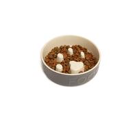 Scruffs Icon Slow Feeder Pet Bowl 16cm Grey