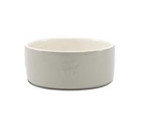 Scruffs Icon Stoneware Dog Pet Food Bowl 25 cm x 25 cm x 10 cm Light Grey