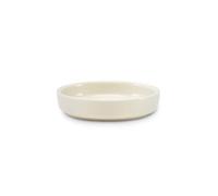 Scruffs Icon Stoneware Pet Food and Water Saucer Bowl 13 cm x 13 cm x 3.5 cm Cream