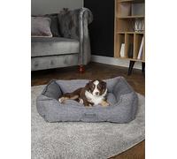 Scruffs Manhattan Dog/Cat Box Bed - Grey Denim
