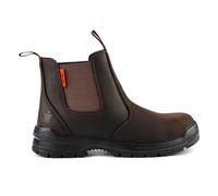 Scruffs Men's Croften Safety Dealer Boots Chelsea, Brown, 7 UK