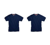 Scruffs Mens Eco Navy Worker T-Shirt, Navy, XXL UK