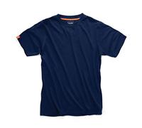Scruffs Mens Eco Navy Worker T-Shirt, Navy, XXL UK