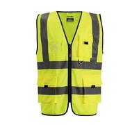 Scruffs Men's High Visibility Technical Vest Yellow Work Utility T-Shirt, L