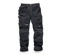 Scruffs Men's Pro Flex Plus Holster Pocket Trousers in Black | Size: 30L Scruffs Black 30L