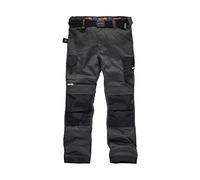Scruffs Men's Pro Flex Workwear Trousers, Grey (Graphite 001), 28W Short UK