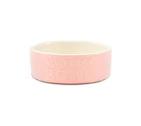 Scruffs My First Bowl Small Stoneware Pet Food Bowl 13 cm x 13 cm x 5 cm Pink