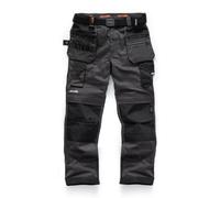 Scruffs Pro Flex Trousers With Holster Pockets Graphite Grey Trade - 38S