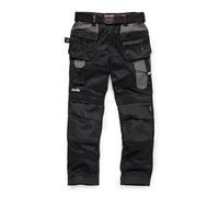 Scruffs Pro Flex Work Trousers With Holster Pockets Black Trade - 38S