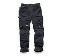Scruffs Pro Trade Flex Plus Slim Fit Work Trousers Black - 38R