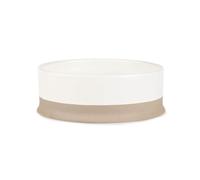 Scruffs Scandi Non Tip Stoneware Pet and Water Dog Food Bowl 20 cm x 20 cm x 7 cm Cream
