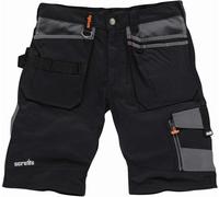 Scruffs Shorts Arbeitsshorts „Trade“ -Schwarz
