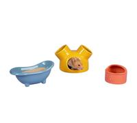 Scruffs Small Animal Pet House Gift Set Food Bowl Sand Bath Hamster Gerbils Mice