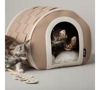 Scruffs Stockholm Felt Cave Cat Bed - Small.