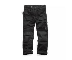 Scruffs T54825 40R Black Worker Work Trouser Option: 40R