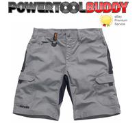 Scruffs Trade Flex Work Shorts Hard Wearing Lightweight Slim Fit Graphite Grey