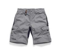 Scruffs Trade Flex Work Shorts Hard Wearing Lightweight Slim Fit Graphite Grey