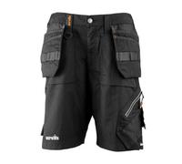 Scruffs Tradeflex Black Women's Shorts, Size 8