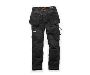 Scruffs Tradeflex Regular Black Women's Trousers, Size 14
